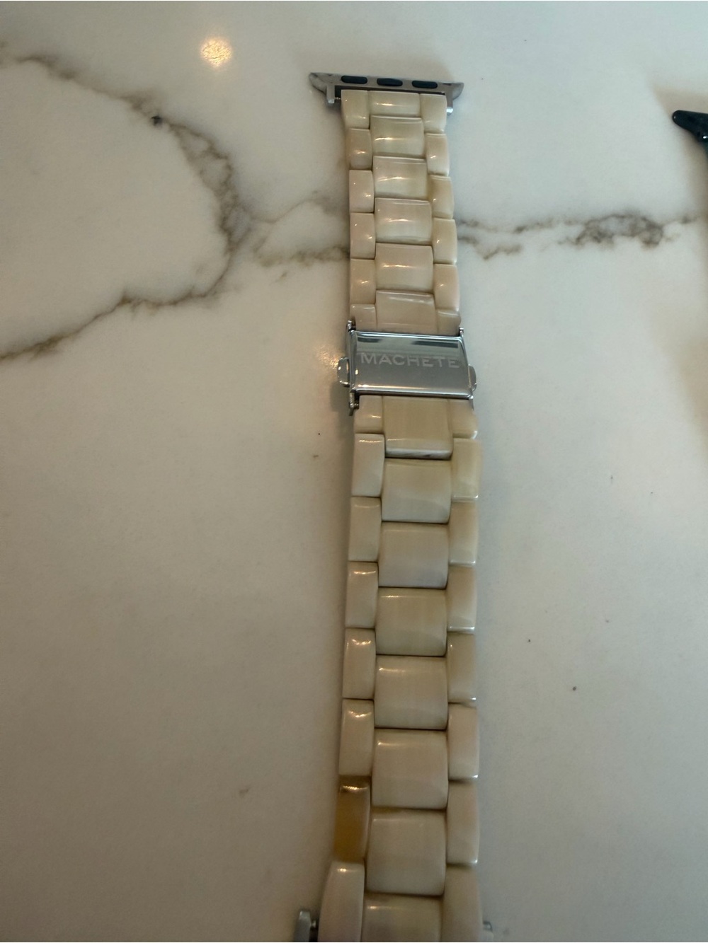 Apple Watch Machete Cream (bone) Ceramic Watch Band for Women